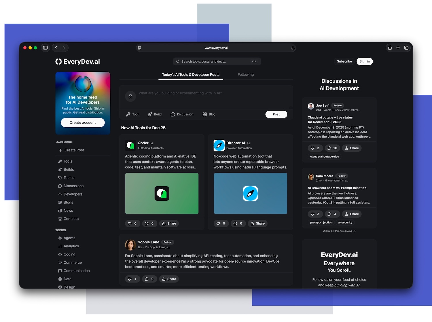 EveryDev.ai - AI Tools for Developers